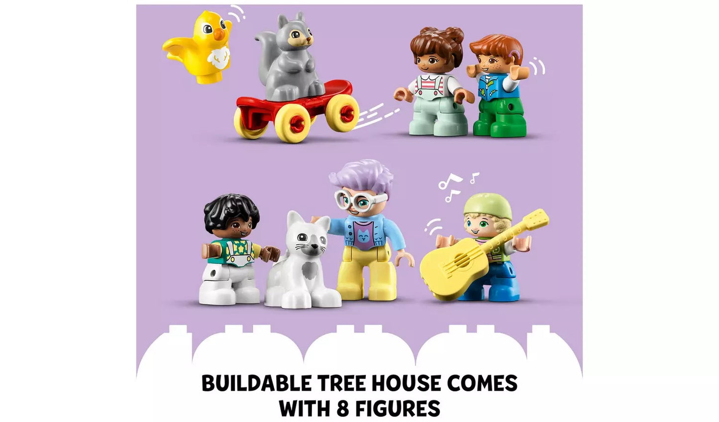 LEGO DUPLO 3in1 Tree House Set with Animal Figures 10993