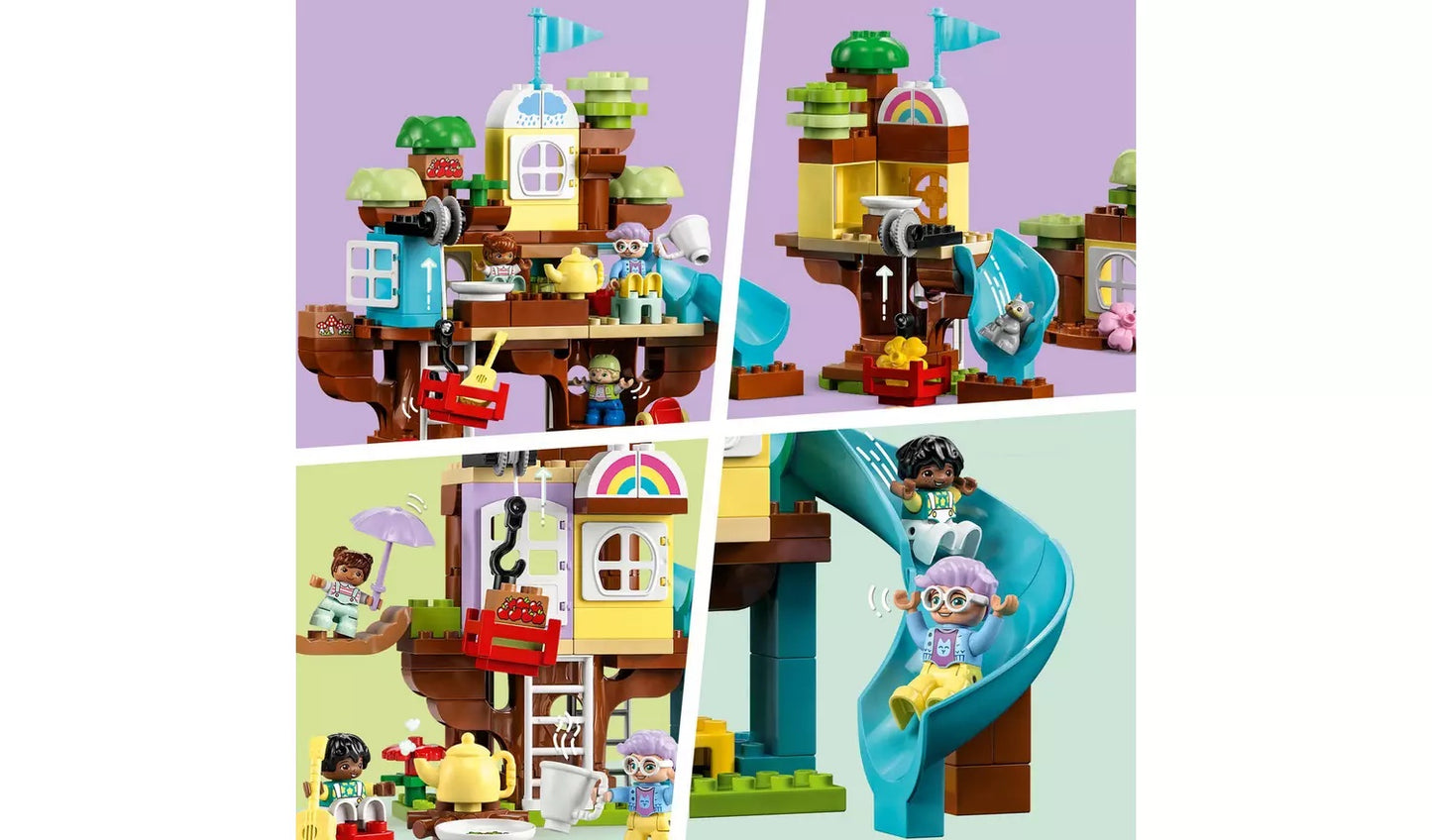 LEGO DUPLO 3in1 Tree House Set with Animal Figures 10993