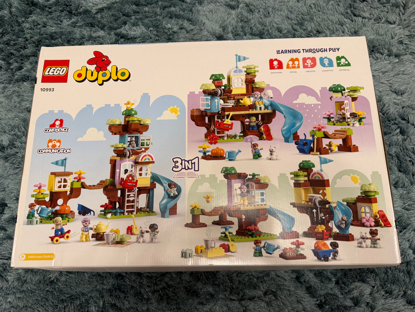 LEGO DUPLO 3in1 Tree House Set with Animal Figures 10993