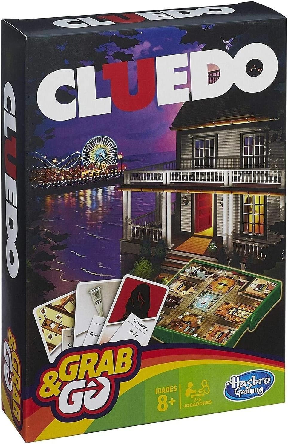 Hasbro Gaming Cluedo Grab & Go (Board game)