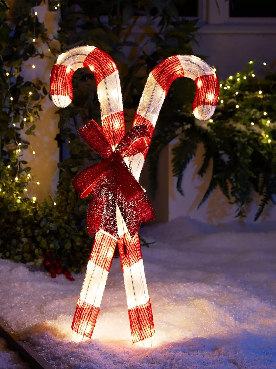 Candy Canes Outdoor Light Christmas Decoration