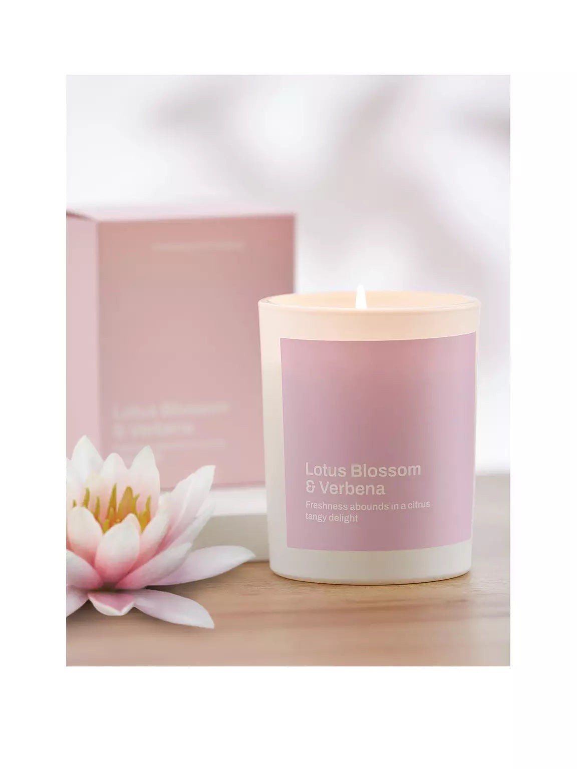 Everyday Candle - Lotus Blossom & Verbena Candle **Tatty Box**