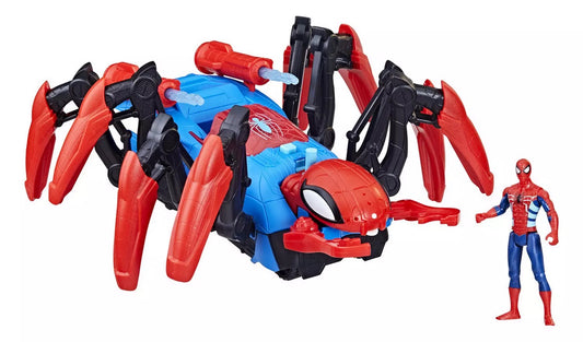 Marvel Spider-Man Crawl and Blast Spider Playset **Tatty Box**