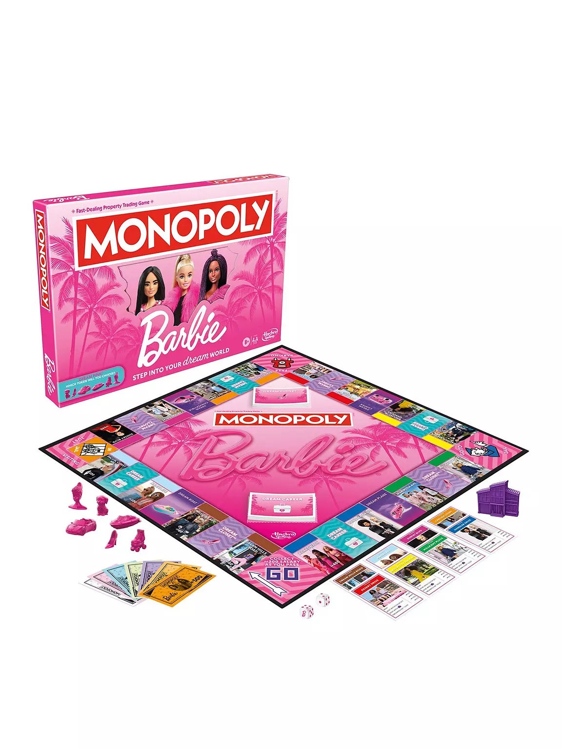 Monopoly: Barbie Edition Board Game **Tatty Box**