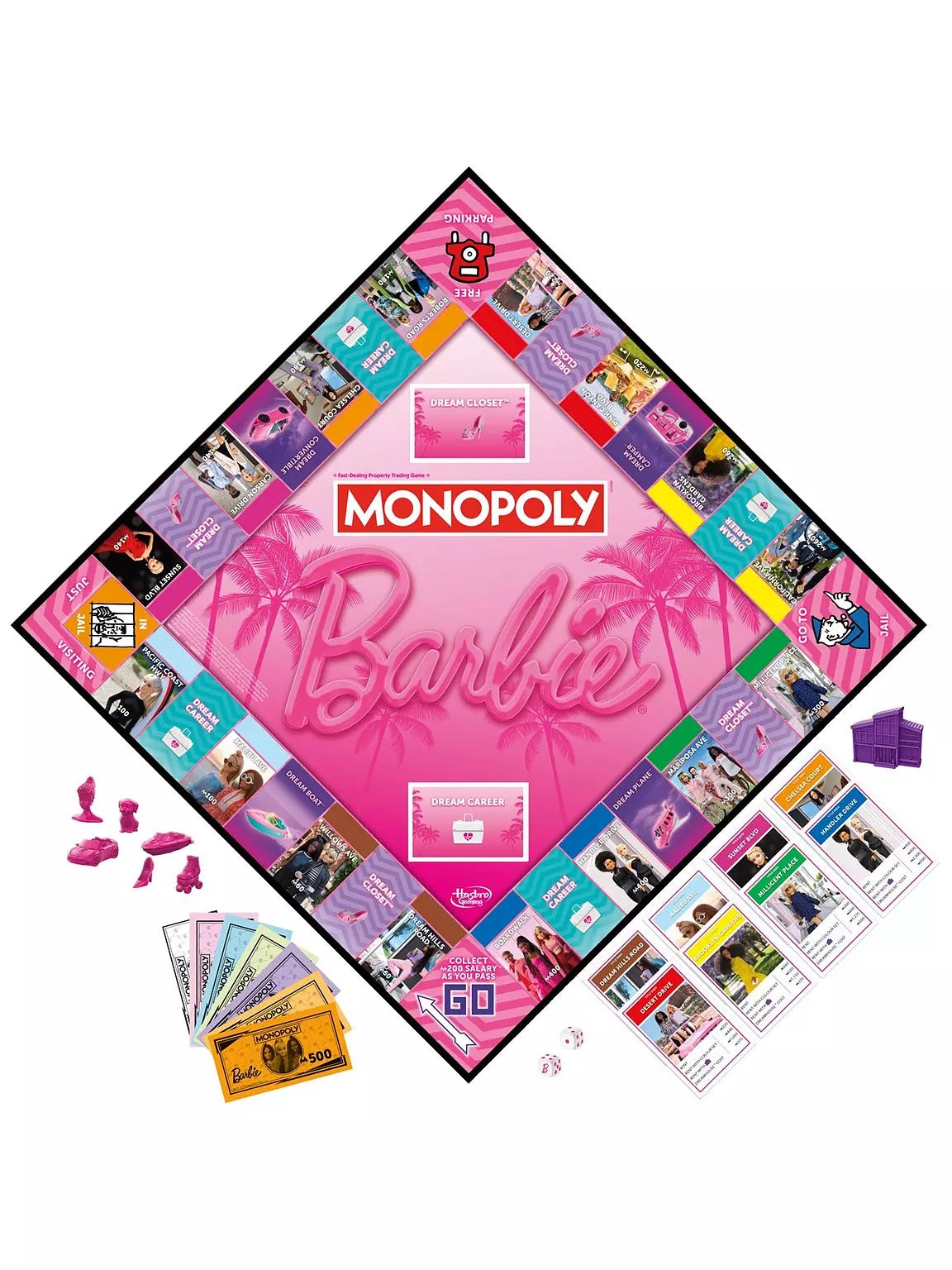 Monopoly: Barbie Edition Board Game **Tatty Box**