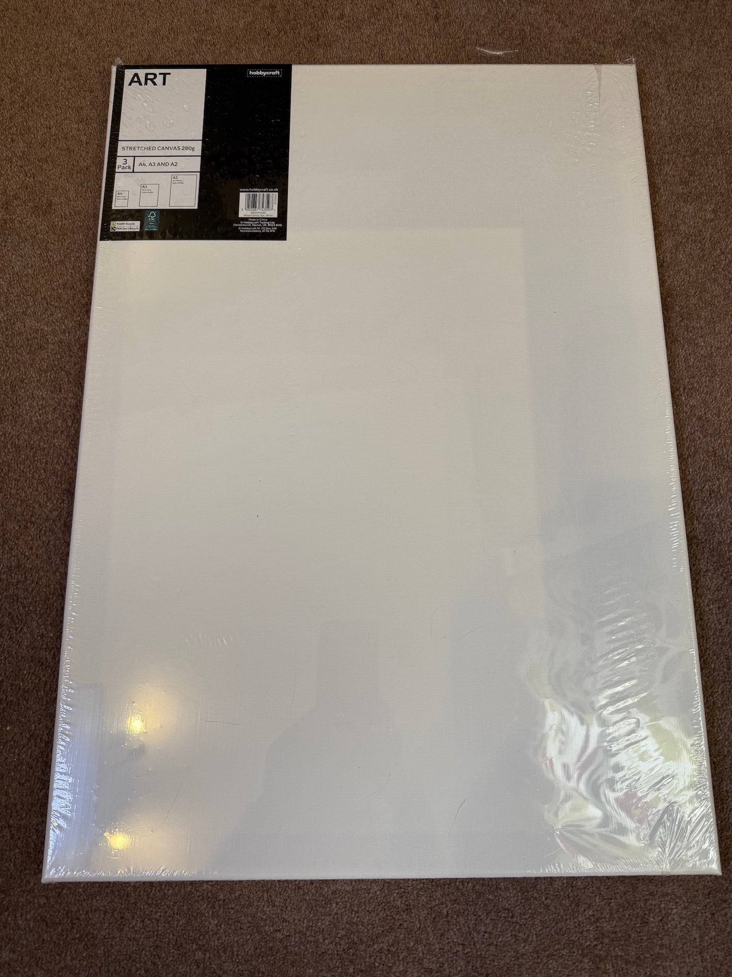 Pebeo ultimate pouring medium Nancy wood Discovery Kit + 3 Canvases (A4, A3, A2)